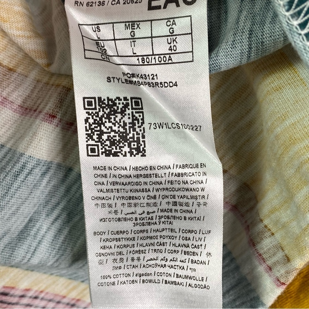 Vintage Y2K Guess Originals x Asap Rocky Sayer Striped Longsleeve T Shirt Lg - Picture 7 of 7
